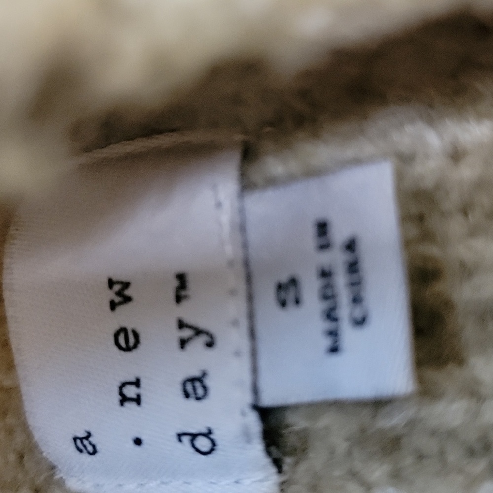 A New Day Cableknit Turtleneck Sweater Sz. S - Picture 5 of 11